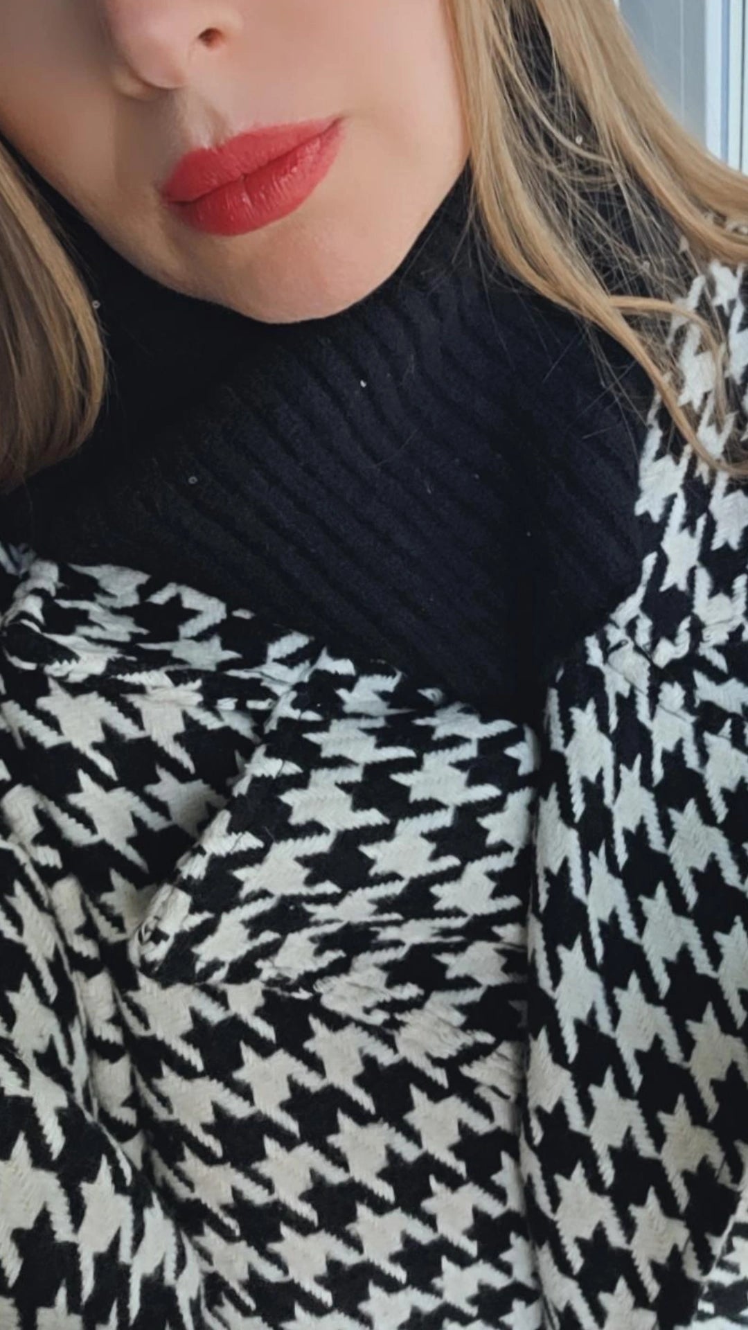 Cappotto over pied de poule