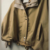 Giacca check collar