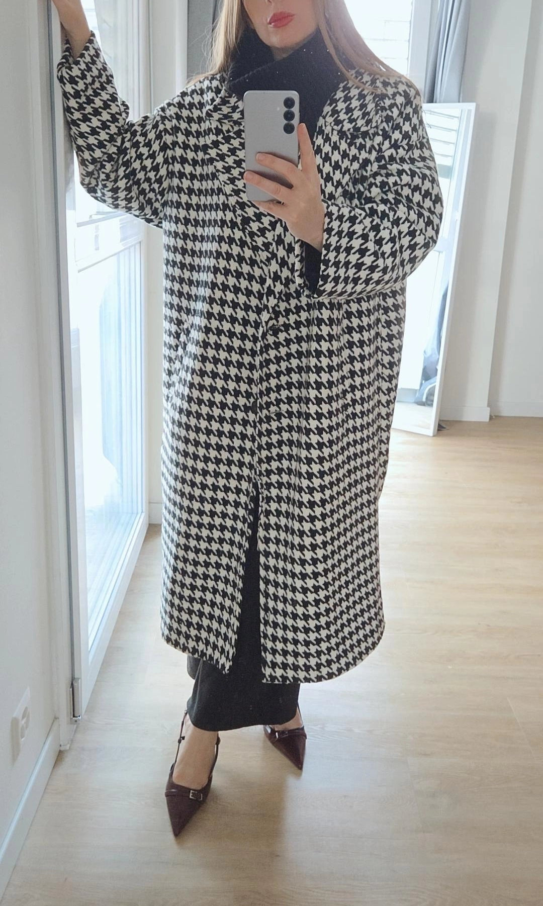 Cappotto over pied de poule