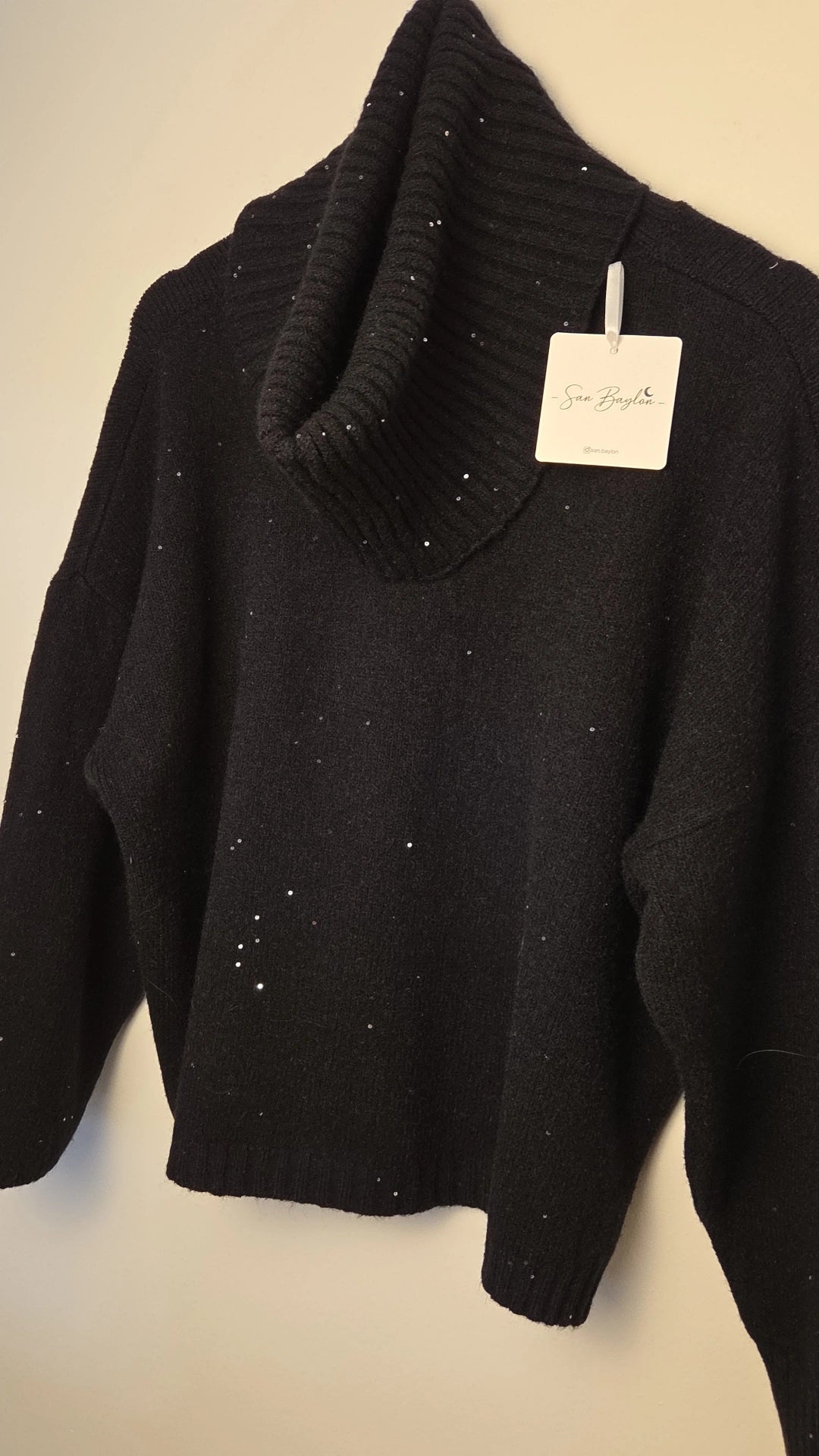 Dolcevita luce collo removibile