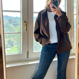 Dark brown jacket