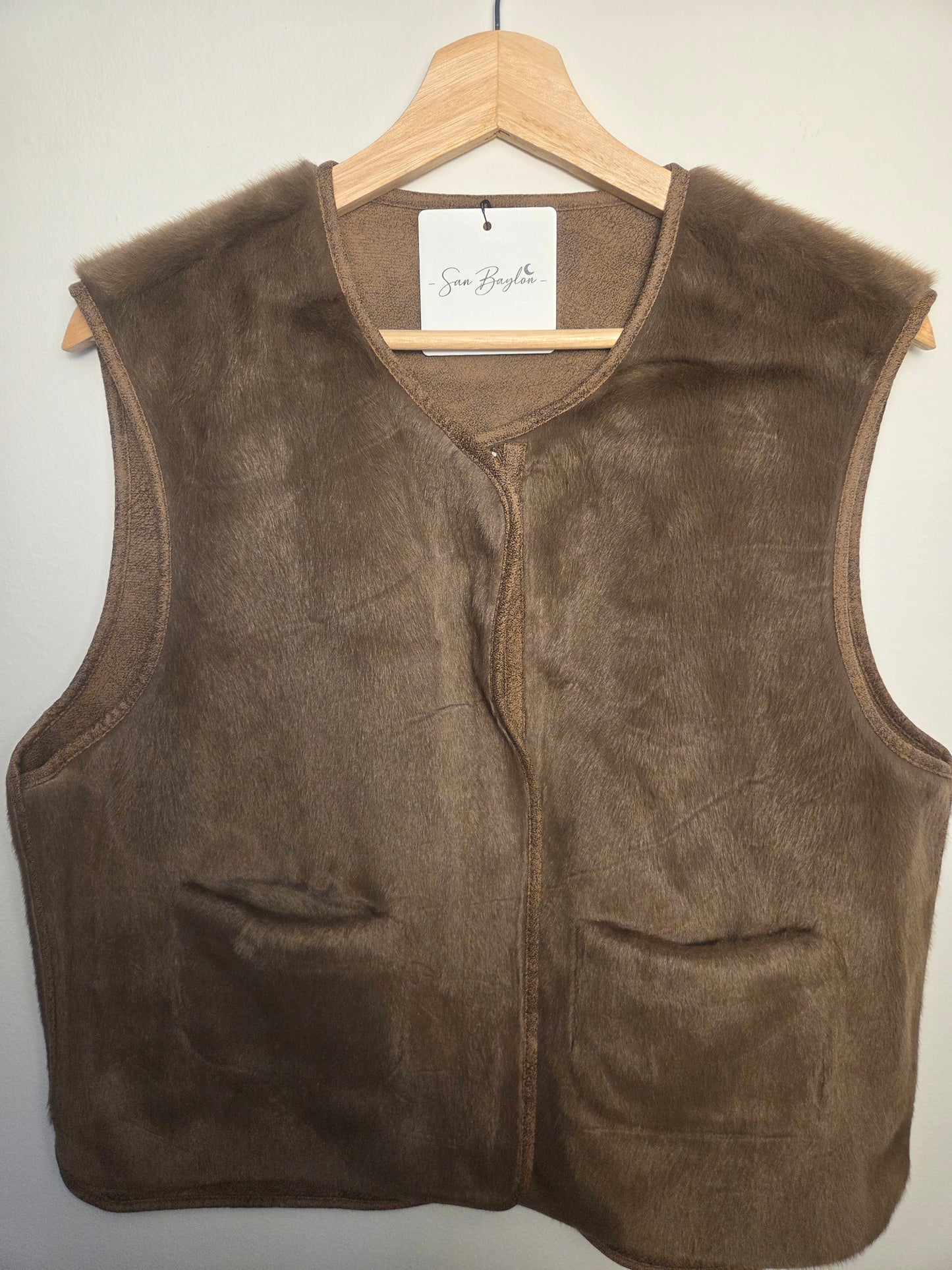 Gilet eco pelliccia