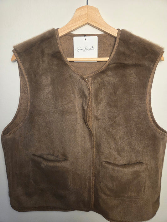 Gilet eco pelliccia