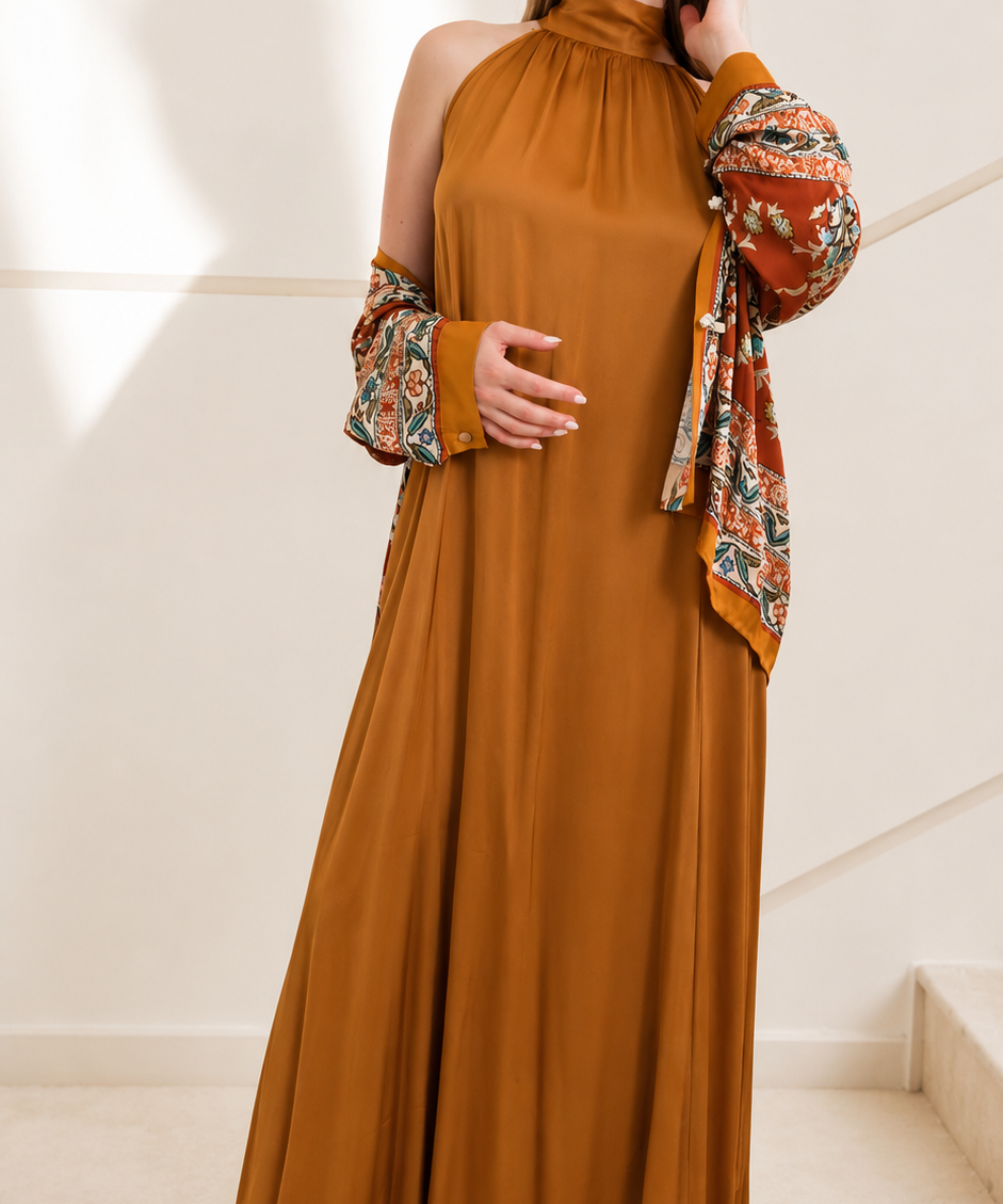 Vestito Ocra
