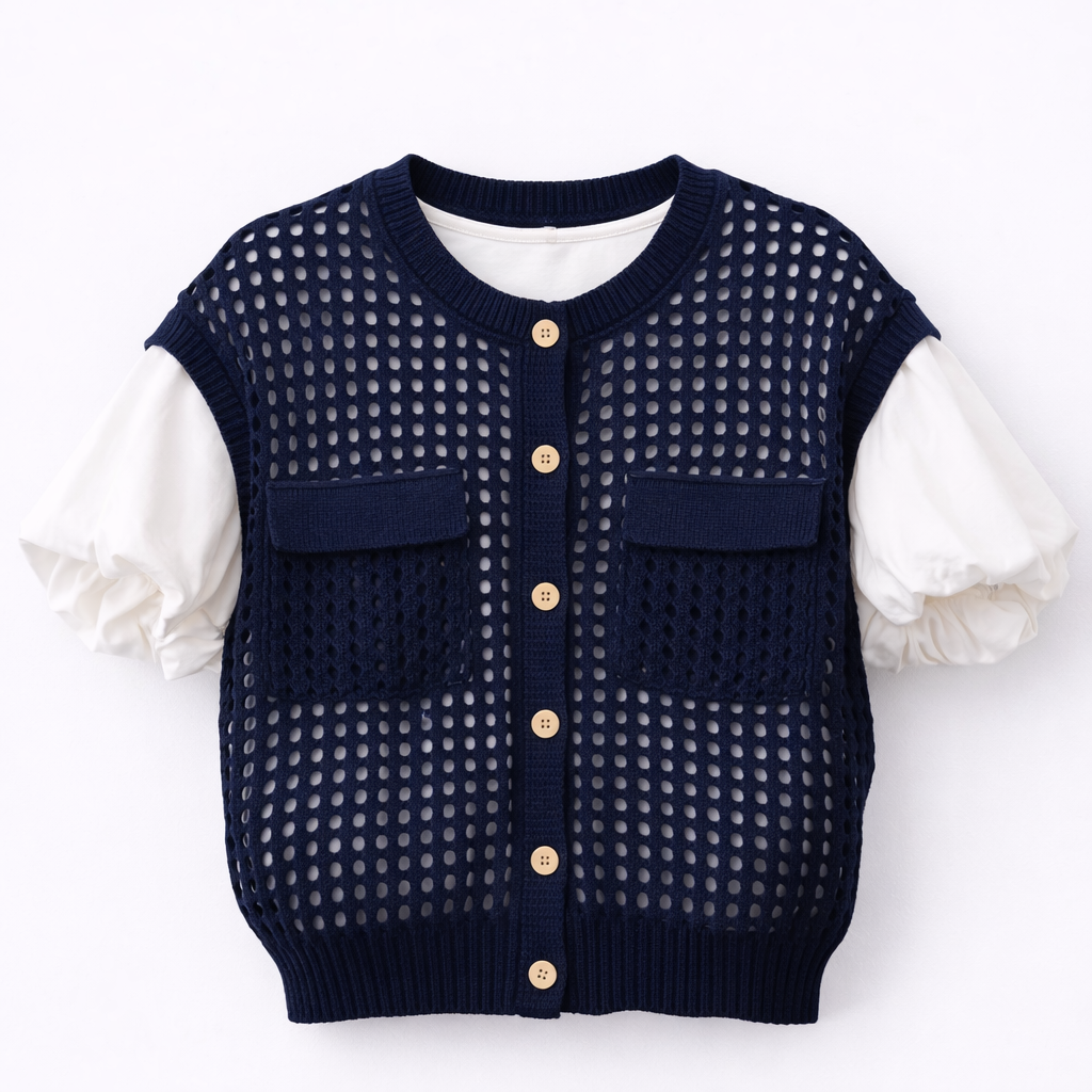 Gilet luce blu