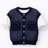 Gilet luce blu