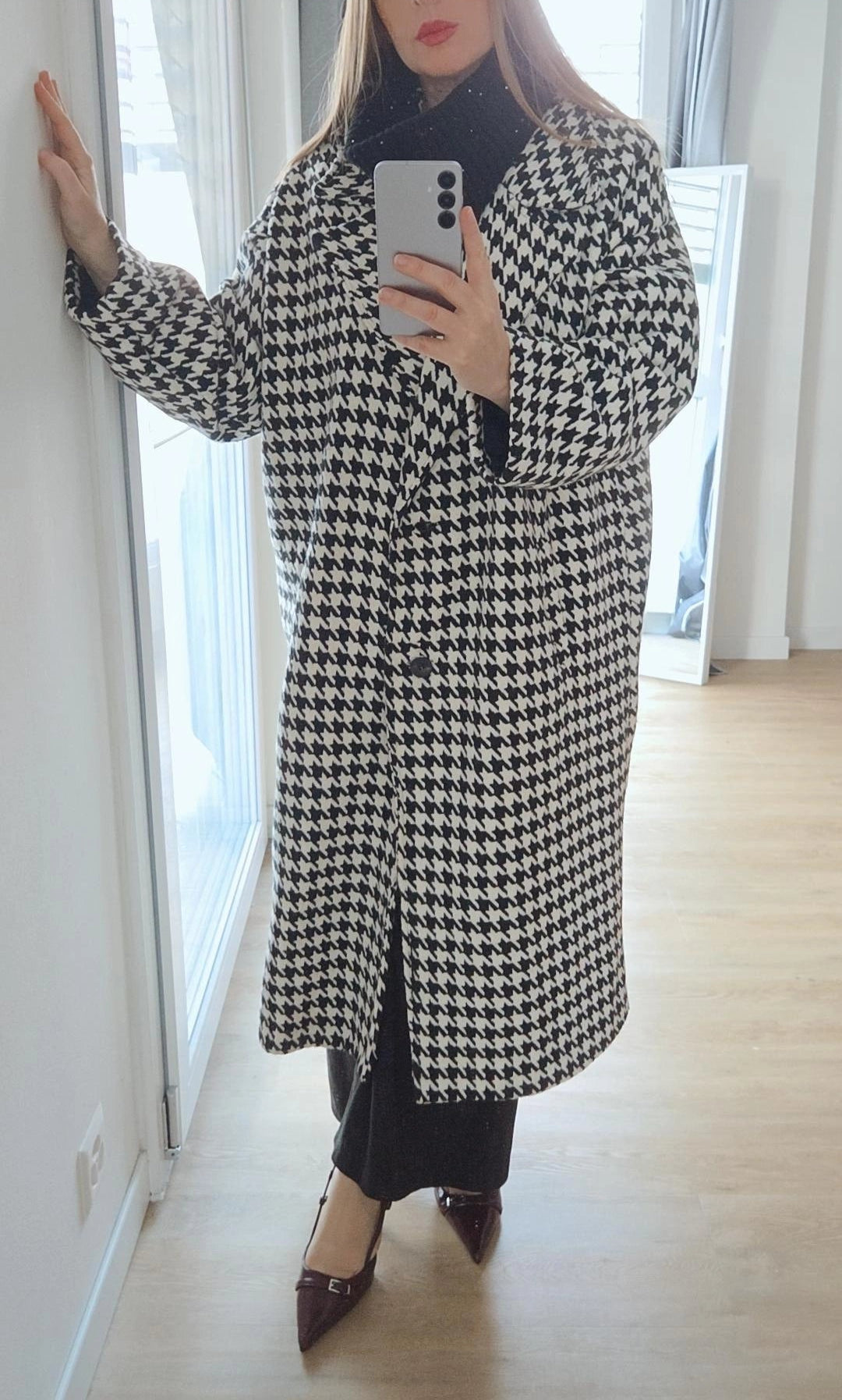 Cappotto over pied de poule