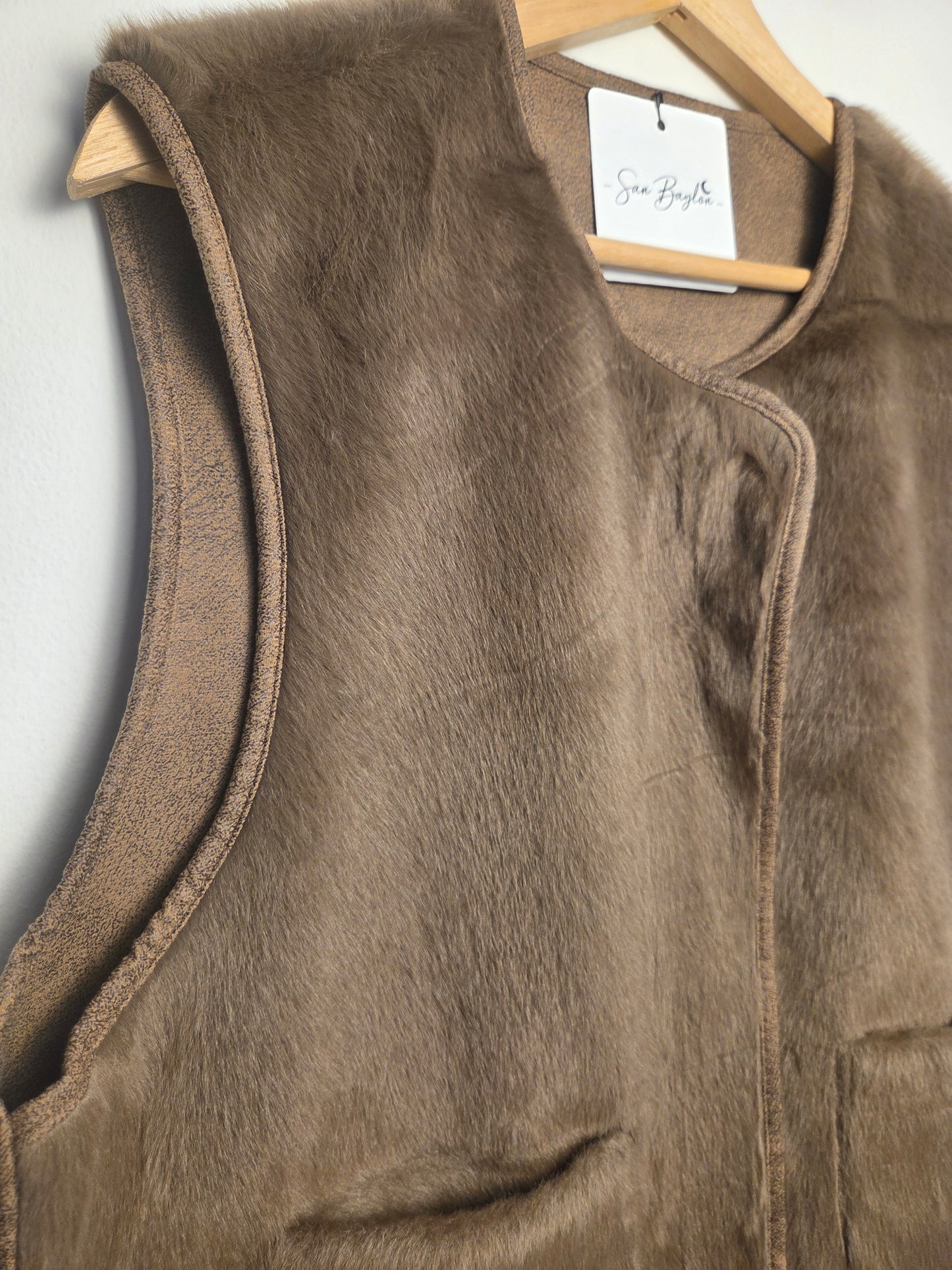 Gilet eco pelliccia