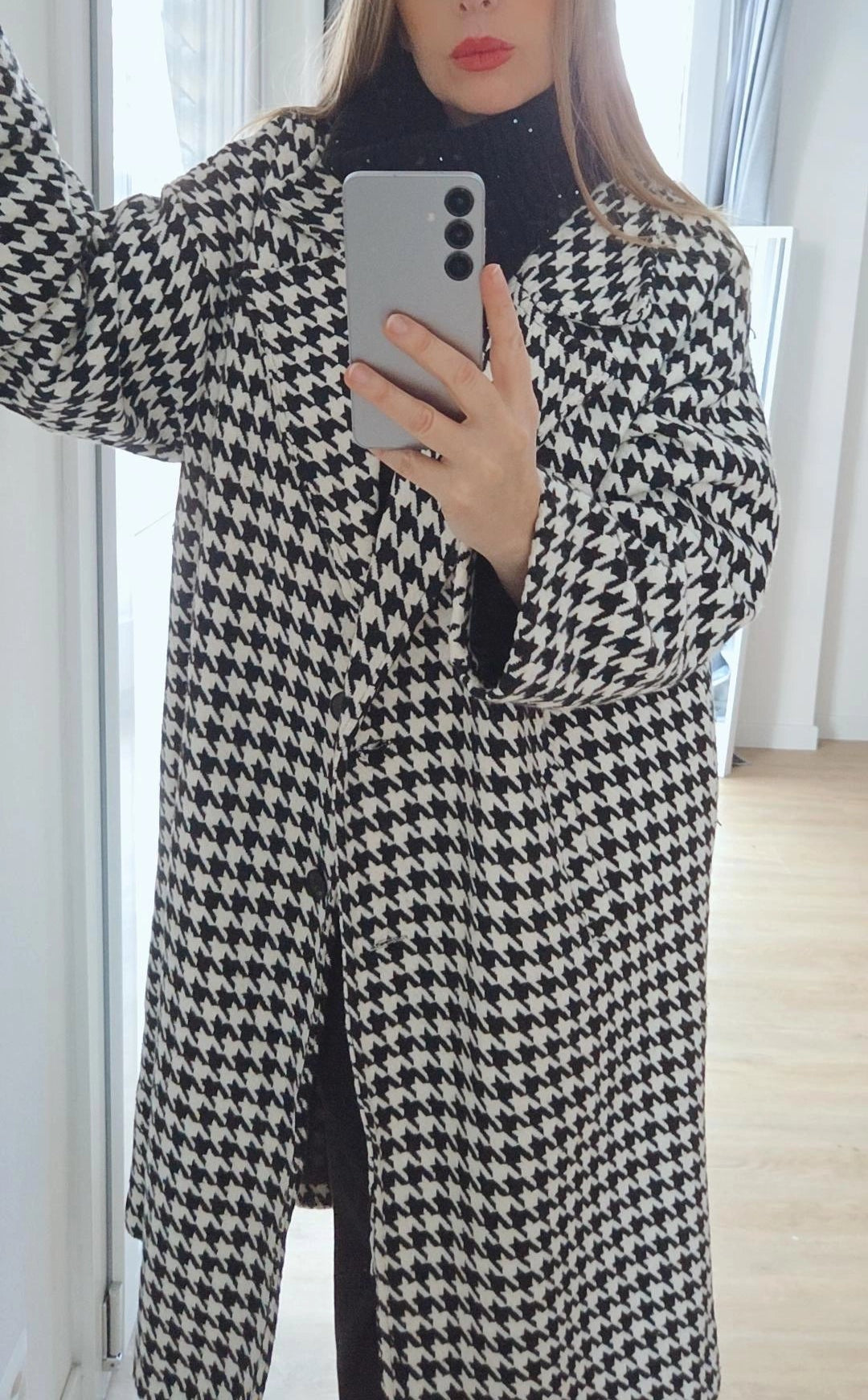 Cappotto over pied de poule