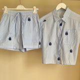 Completo coordinato camicia e pantaloncino